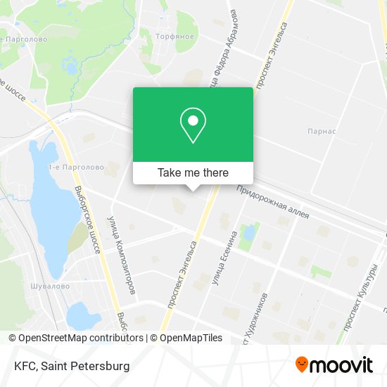 KFC map