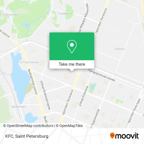 KFC map