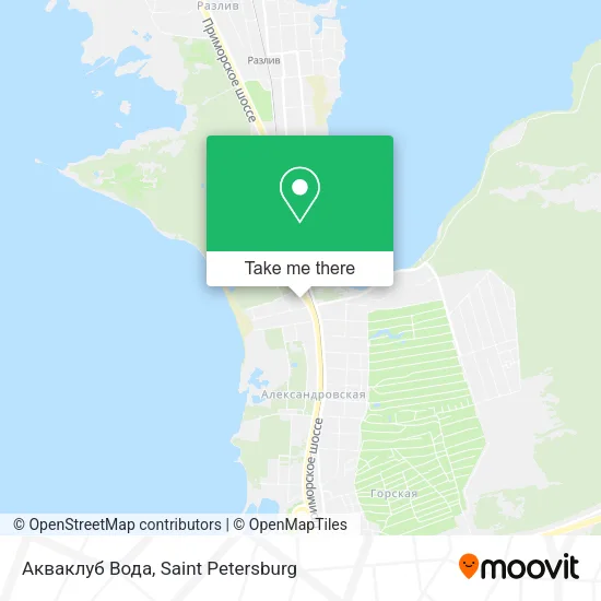 Акваклуб Вода map