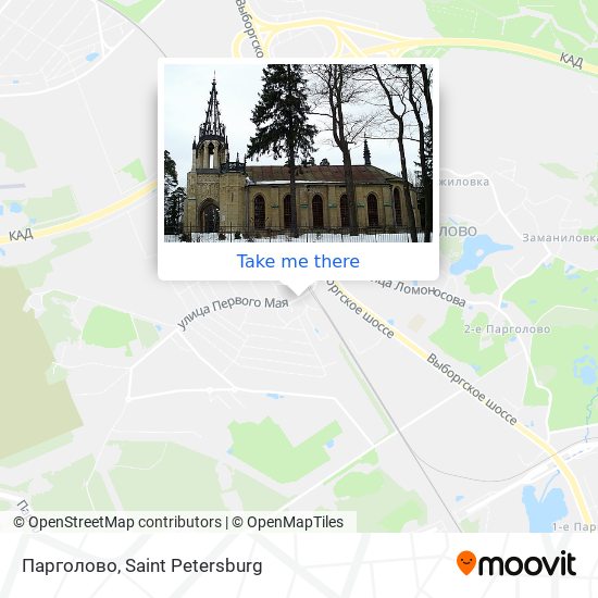 Парголово map
