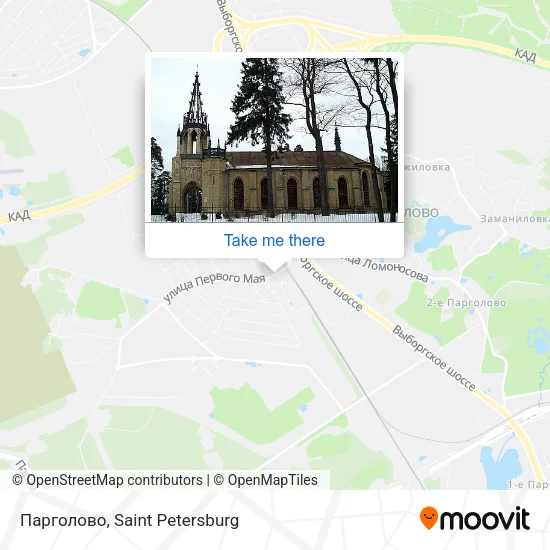 Парголово map