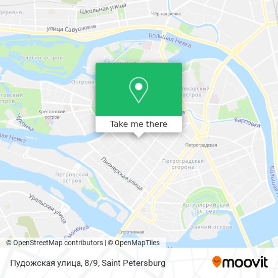 Пудожская улица, 8/9 map