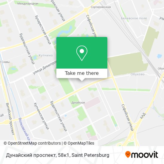 Дунайский проспект, 58к1 map
