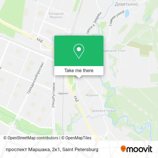 проспект Маршака, 2к1 map