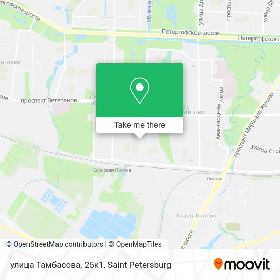 улица Тамбасова, 25к1 map