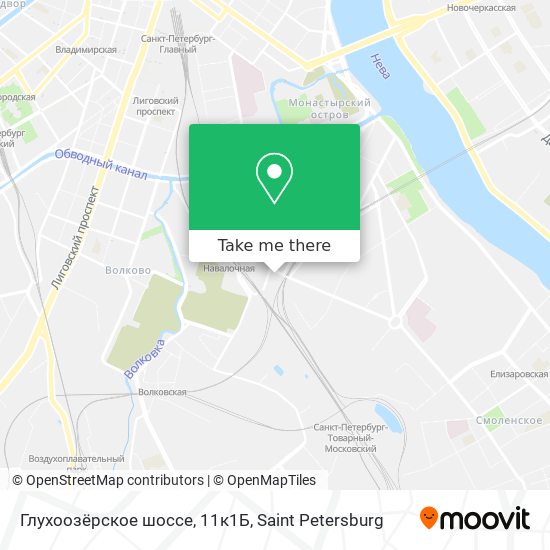 Глухоозёрское шоссе, 11к1Б map