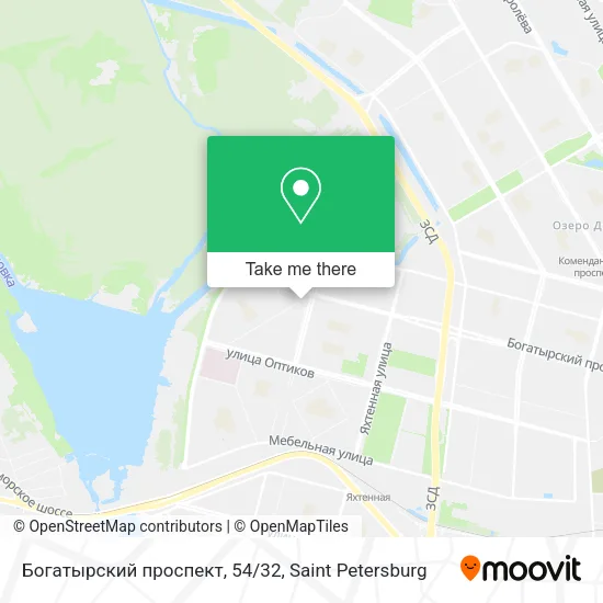 Богатырский проспект, 54/32 map