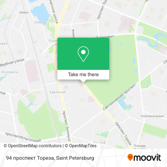 94 проспект Тореза map