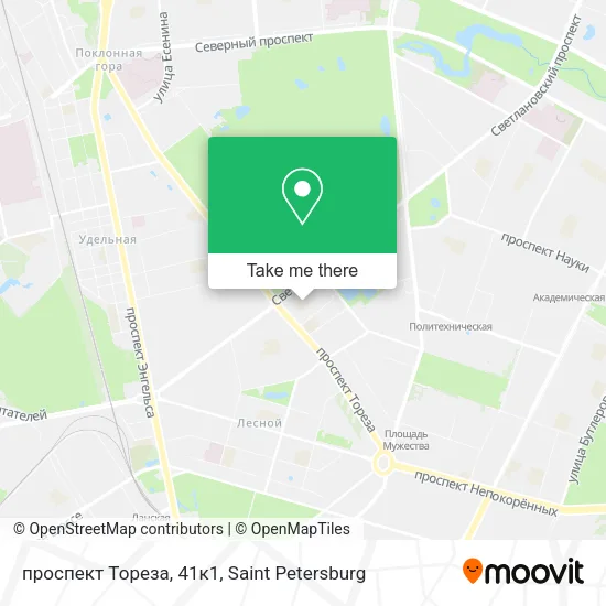 проспект Тореза, 41к1 map