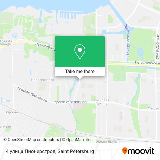 4 улица Пионерстроя map