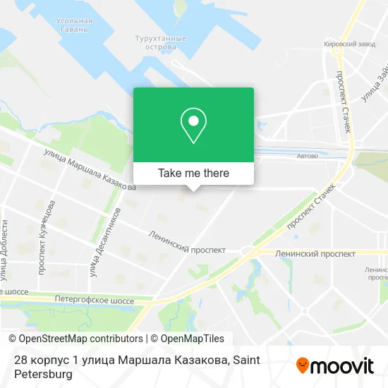 28 корпус 1 улица Маршала Казакова map