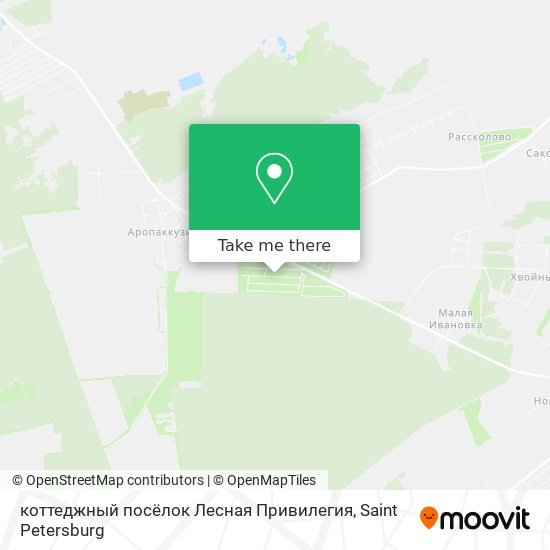 коттеджный посёлок Лесная Привилегия map