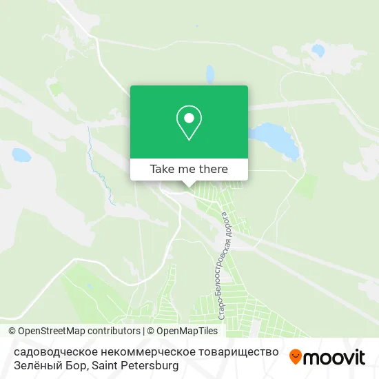 садоводческое некоммерческое товарищество Зелёный Бор map