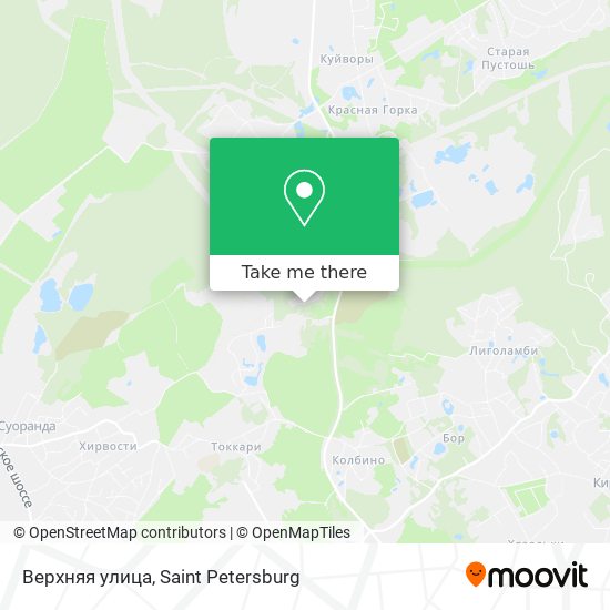 Верхняя улица map