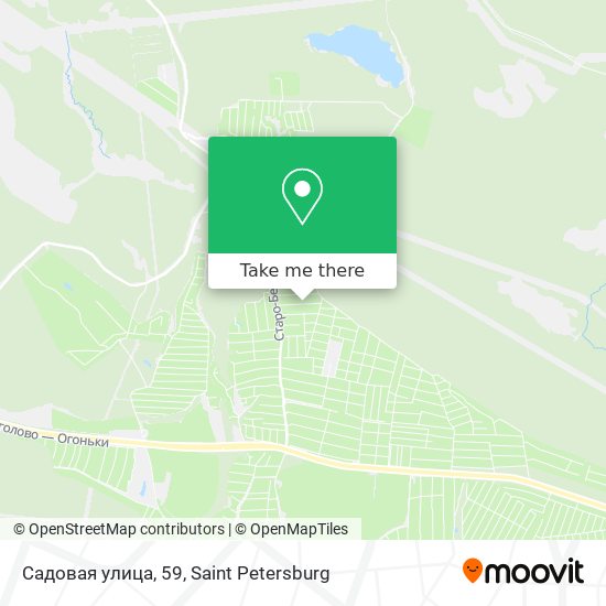 Садовая улица, 59 map