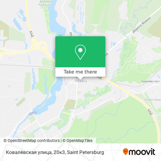 Ковалёвская улица, 20к3 map