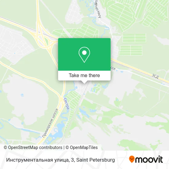 Инструментальная улица, 3 map