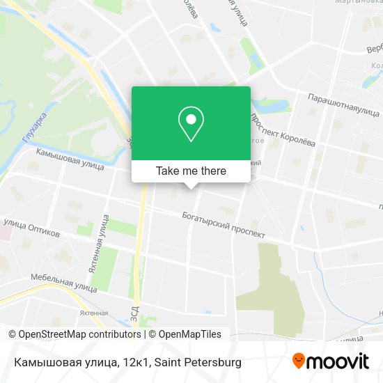 Камышовая улица, 12к1 map