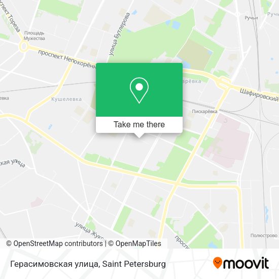 Герасимовская улица map
