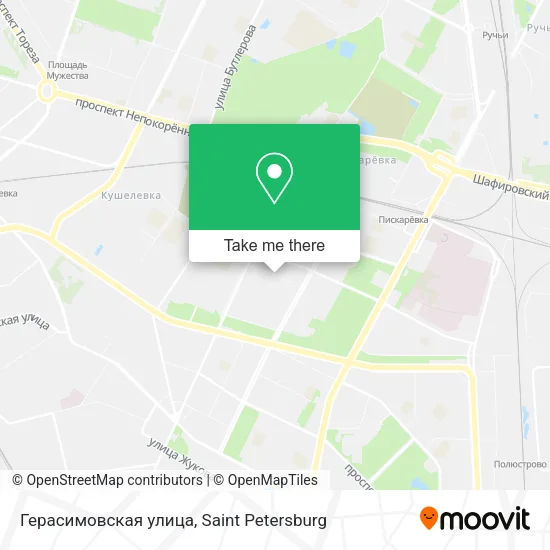 Герасимовская улица map
