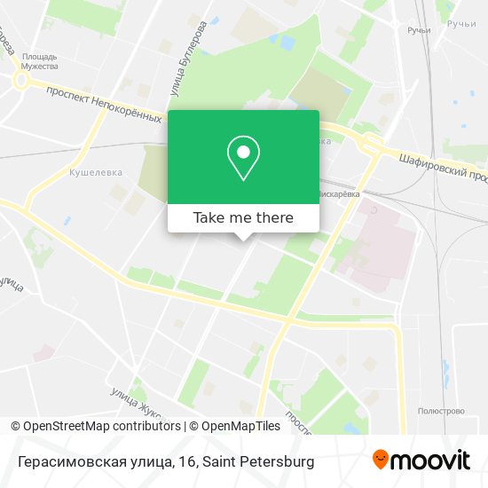 Герасимовская улица, 16 map