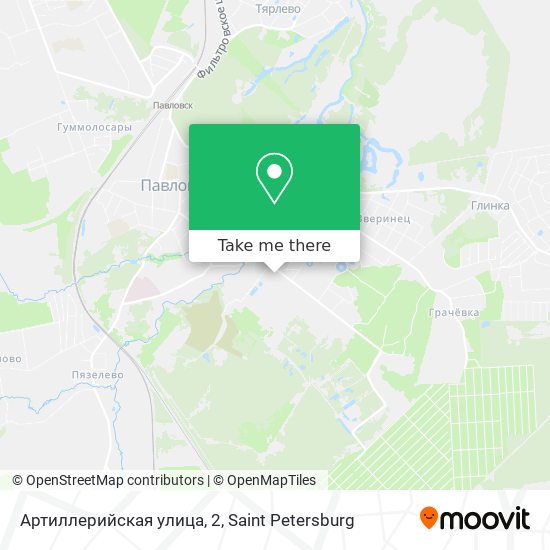 Артиллерийская улица, 2 map