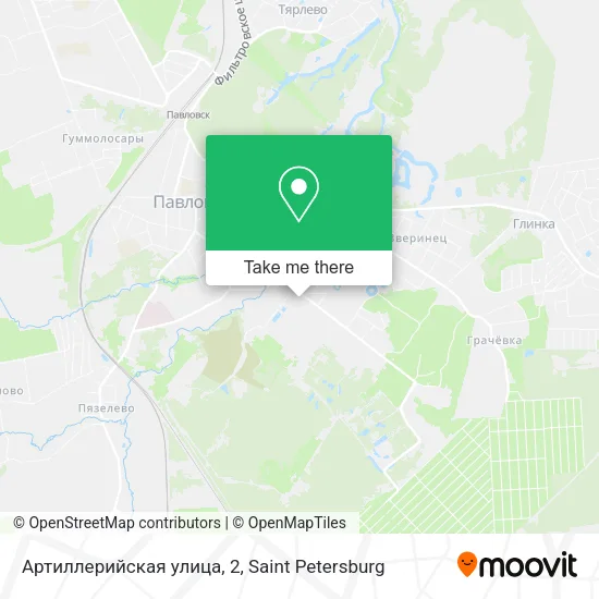 Артиллерийская улица, 2 map