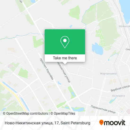 Ново-Никитинская улица, 17 map