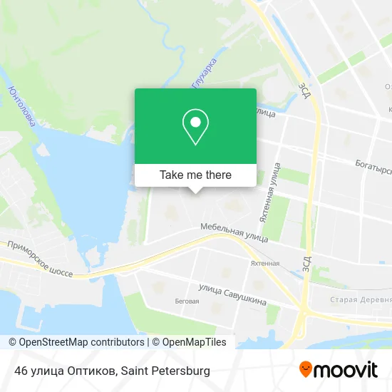 46 улица Оптиков map