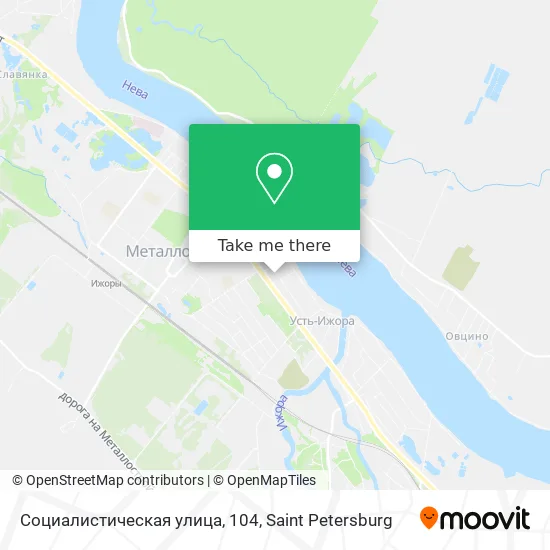 Социалистическая улица, 104 map