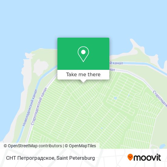 СНТ Петроградское map