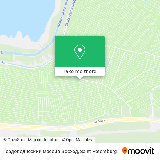 садоводческий массив Восход map