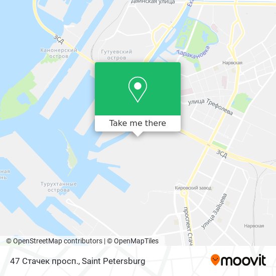 47 Стачек просп. map