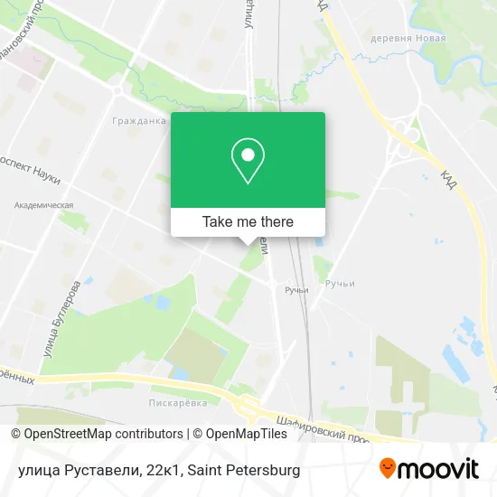 улица Руставели, 22к1 map