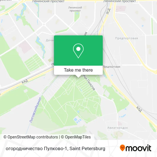 огородничество Пулково-1 map