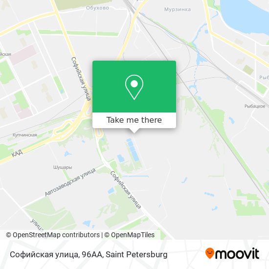 Софийская улица, 96АА map