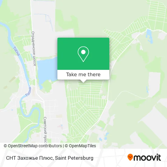 СНТ Захожье Плюс map