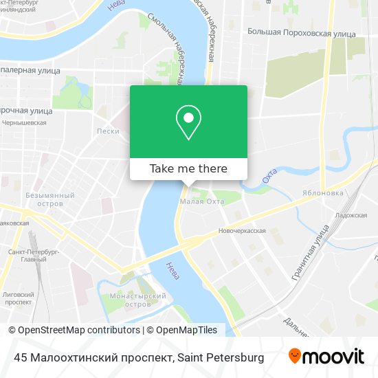 45 Малоохтинский проспект map