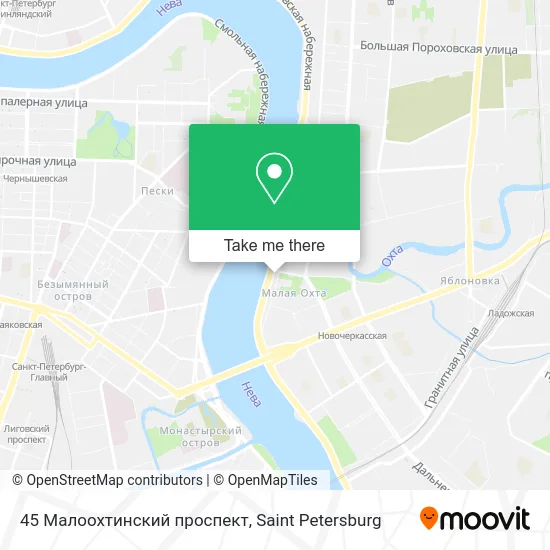 45 Малоохтинский проспект map