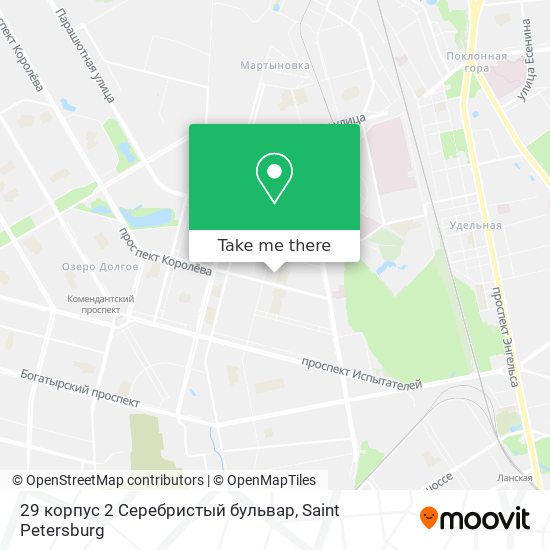 29 корпус 2 Серебристый бульвар map
