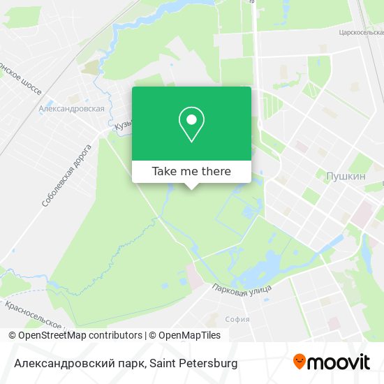 Александровский парк map