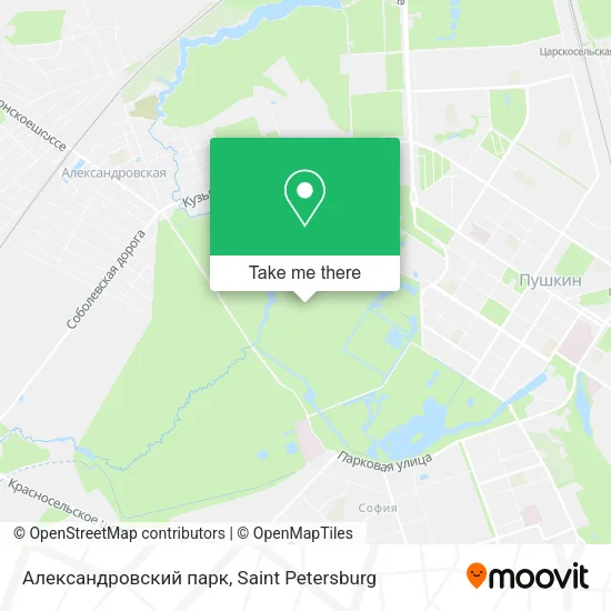 Александровский парк map