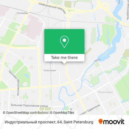 Индустриальный проспект, 64 map