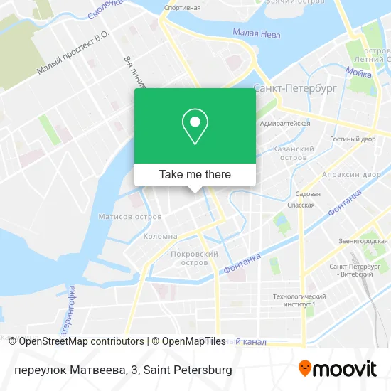 переулок Матвеева, 3 map