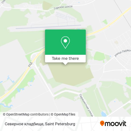 Северное кладбище map