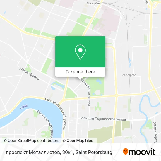проспект Металлистов, 80к1 map