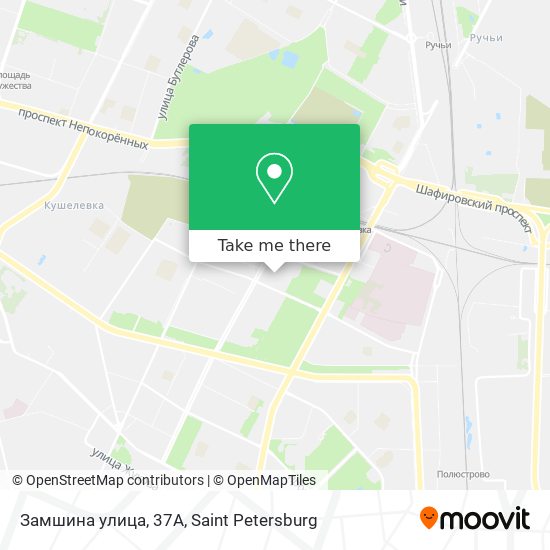 Замшина улица, 37А map