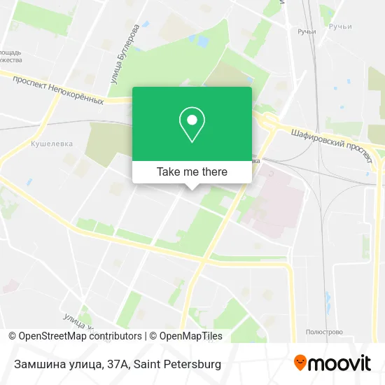 Замшина улица, 37А map