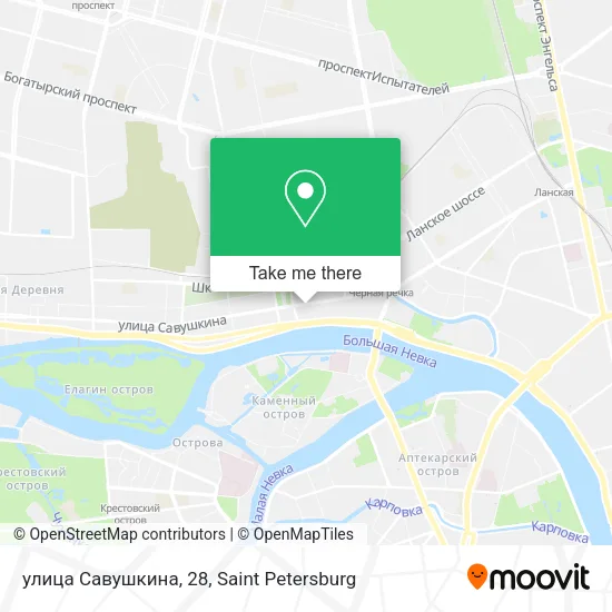 улица Савушкина, 28 map