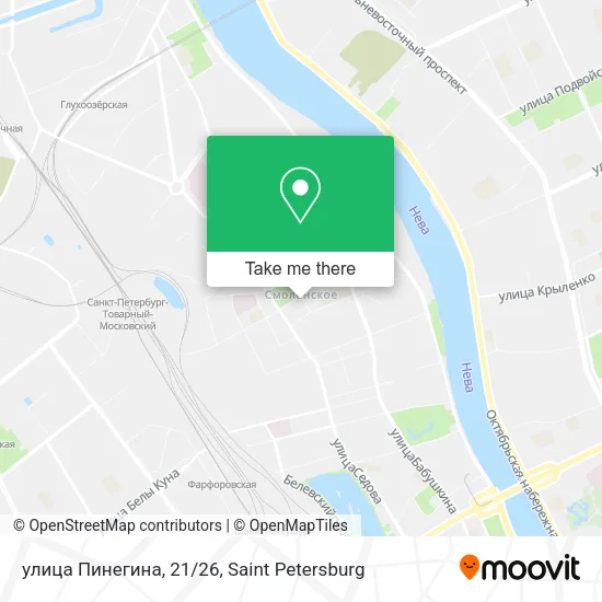 улица Пинегина, 21/26 map